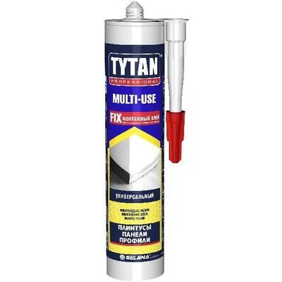 Tytan Professional монтажний клей Multy-use SBS 100, 310мл. Ф2 ЕЛ Tytan Professional монтажний клей Multy-use SBS 100, 310мл. Ф2 ЕЛ