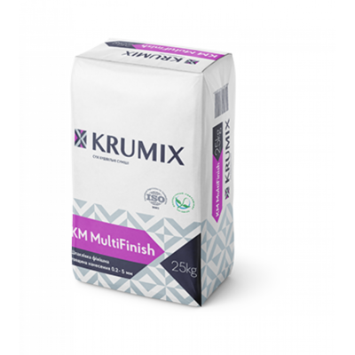KM MultiFinish KRUMIX Шпаклівка гіпсова фінішна (25кг) KM MultiFinish KRUMIX Шпаклівка гіпсова фінішна (25кг)