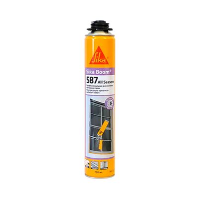 SikaBoom-587  C872  /12x750ML монтажна піна, can/балон, 750 ml, Код ЗЕД 3214101090 (Всесезон проф.)