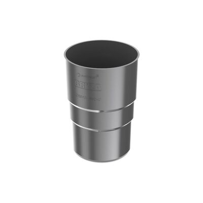 Муфта трубы INES 80мм, графит Муфта трубы INES 80мм, графит