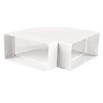 72710 Коліно горизонтальне різнокутове 60*122