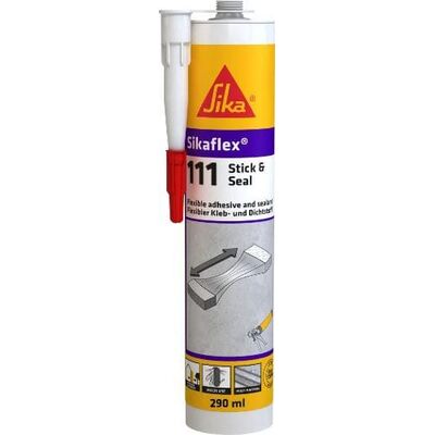 Sikaflex-111 Stick&Seal w.C47 /12 CTR290 клей, cartridge / картридж, 290 мл Sikaflex-111 Stick&Seal w.C47 /12 CTR290 клей, cartridge / картридж, 290 мл