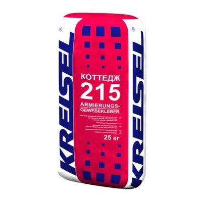 Kreisel 215 Клейова і армуюча суміш для МВ та ППС плит Котедж 25кг (54) Kreisel 215 Клейова і армуюча суміш для МВ та ППС плит Котедж 25кг (54)