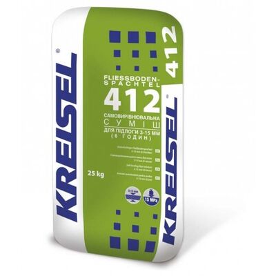 Kreisel 412 Самовирівнювальна суміш для підлог 2-40 мм, 15 МПа 25кг (54)