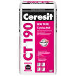 CERESIT СТ-190 ЖК Суміш для кріплення і захисту плит з мінеральної вати, 25кг(54) CERESIT СТ-190 ЖК Суміш для кріплення і захисту плит з мінеральної вати, 25кг(54)