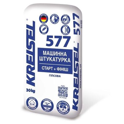 Kreisel 577 Машинна штукатурка універсальна гіпсова 30 кг (35шт/пал)