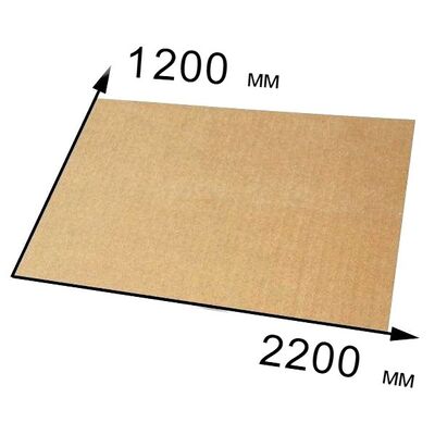 Гофрокартон 2200*1200, (2,64м.кв.) 3-х шаровый, толщина около 2,5мм