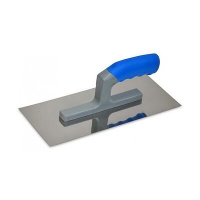 Гладилка 120х280мм зуб 8х8 мм стальная с нержавеющим покрытием, пластм.ручка Гладилка 120х280мм зуб 8х8 мм стальная с нержавеющим покрытием, пластм.ручка