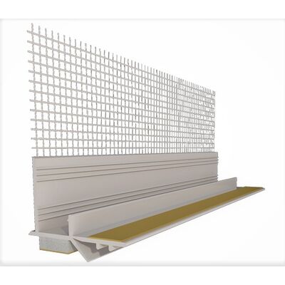 Профіль вікон примикає з сіткою 2.5 м 9мм / 7мм