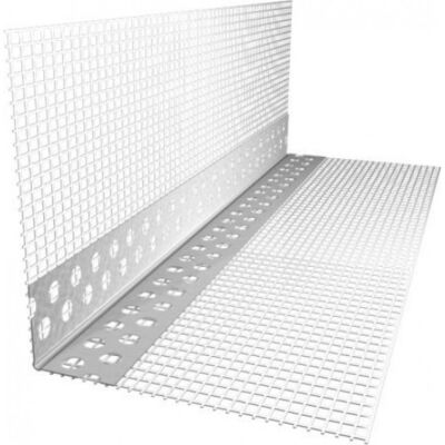 Профіль кутовий перфорований з сіткою 10х10 пластиковий, 3м