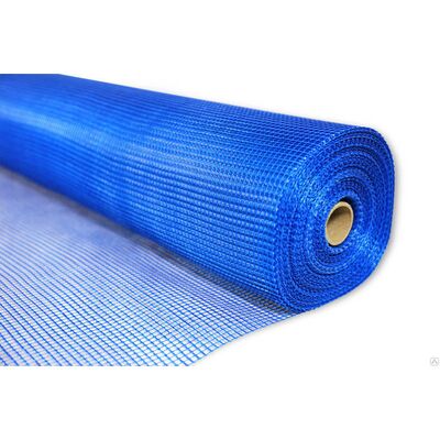 Штукатурна сітка 145 г / м2 WORKS Синя, 5ммх5мм, рулон 1м * 50м