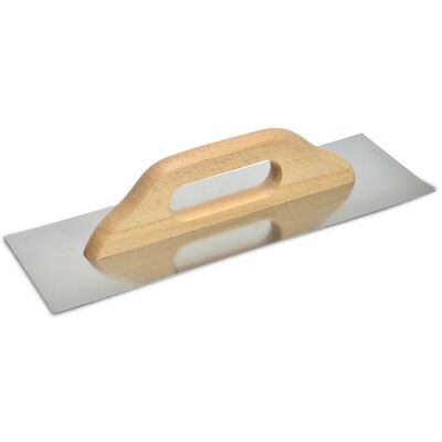 Гладилка 125х580 мм нержавеющая гладкая, тип Швейцарская Favorit