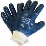 Рукавички гумові маслостойкие з манжетою, Nitril