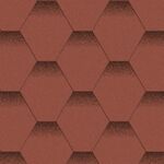 Битумная черепица Aquaizol Мозаика Красный мак