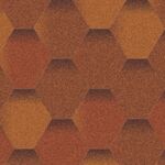 Битумная черепица Aquaizol Мозаика Теплый воск