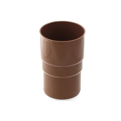Муфта трубы INES 80мм, коричневая Муфта трубы INES 80мм, коричневая