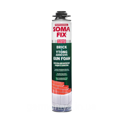 Клей-пена монтажная SOMA FIX для кирпичной кладки и газобетона 750 мл
