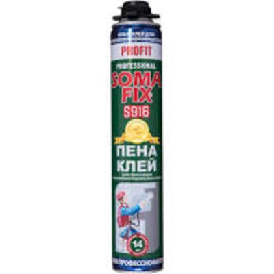 Клей-пена монтажная SOMA FIX (проф. PROFIT 750 мл) для теплоиз. плит
