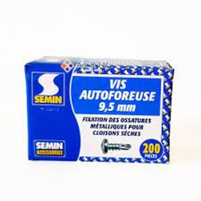 Саморізи 3,5 х 9,5 зі свердлом (200 шт) Франція Semin Саморізи 3,5 х 9,5 зі свердлом (200 шт) Франція Semin