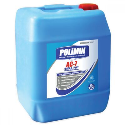 Полимин АС-7 Глубокопроникающая грунтовка УНІВЕРСАЛ-ГРУНТ 10л/10кг