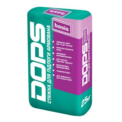 DOPS Стяжка для підлоги армована basis 25кг