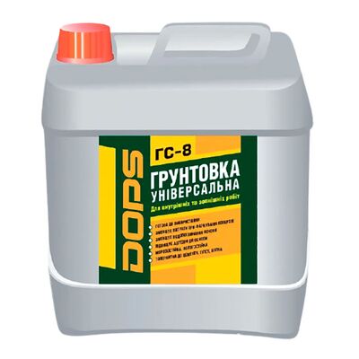 ПОЛІПЛАСТ ГС-8 Dops 10 л грунтовка універсальна 