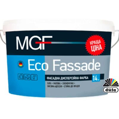 DUFA Фарба фасадна EKO FASSADE MGF M690, 14 кг DUFA Фарба фасадна EKO FASSADE MGF M690, 14 кг
