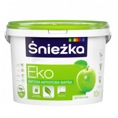 Краска Sniezka Еко снежно-белая 14 кг Краска Sniezka Еко снежно-белая 14 кг