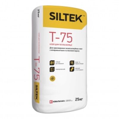 SILTEK Т-75 Клей для теплоізоляції (25 кг)