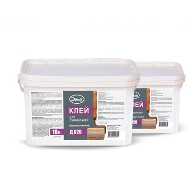Клей для склошпалер ЕЛЬФ Д-020, 10 л Клей для склошпалер ЕЛЬФ Д-020, 10 л