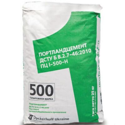 Dyckerhoff  ПЦ І-500Р-Н портландцемент, 25кг
