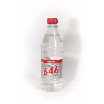 РАСТВОРИТЕЛЬ Р-646 БП ХИМ (0,8 л) пэт РАСТВОРИТЕЛЬ Р-646 БП ХИМ (0,8 л) пэт