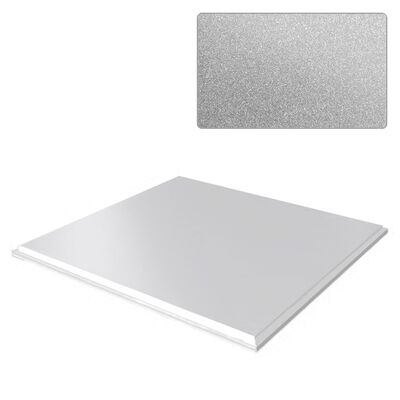 Потолочная плита Board 600х600 Zn RAL 9006 серый металлик