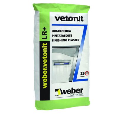 Шпаклівка Vetonit LR + фінішна, мішок 20кг Шпаклівка Vetonit LR + фінішна, мішок 20кг