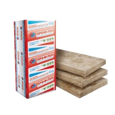 Минвата Knauf Profitep 100 Оптима. Толщина 100 мм. Размер 610х1230 мм.