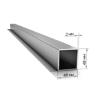 Труба профільна 40*40*2мм, 3м