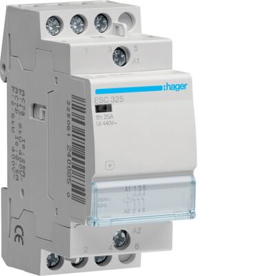 Контактор 25A 230В 3нв 2мод (6шт) Hager