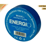 Ізоляційна стрічка ПВХ 0,13*19мм 20м синя. ENERGIO