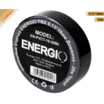 Ізоляційна стрічка ПВХ 0,13*19мм 20м чорна. ENERGIO