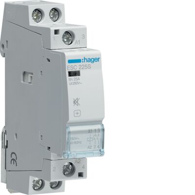 Контактор 25A 230В 2нв безшумний Hager