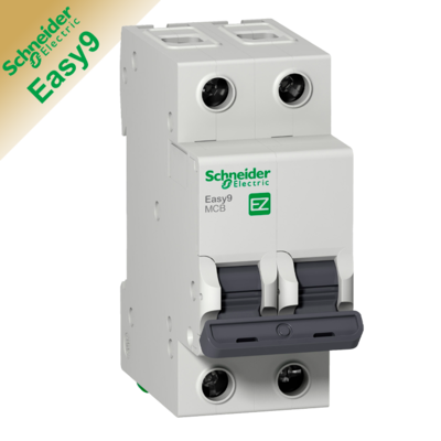 Автоматичний вимикач "Easy9" 4,5кА, 2Р, 32А, х-ка С. Schneider